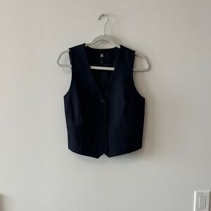 Banana Republic Navy Dress Vest - Sleek Tailored Finish